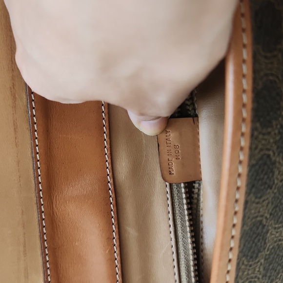 Authentic CELINE Macadam Convertible Shoulder Bag Clutch Purse EUC - Picture 6 of 17